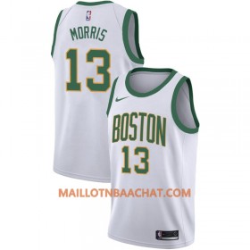 Maillot NBA Boston Celtics Marcus Morris 13 2018-19 Nike City Edition Blanc Swingman - Homme